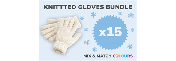15 Knitted Gloves Bundle