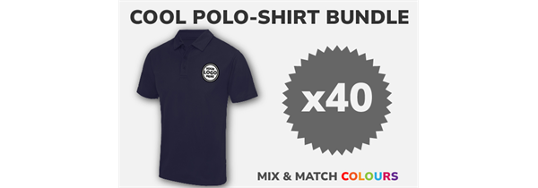 40 Cool Polo Shirts Bundle