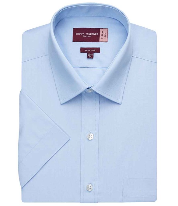 Brook Taverner Rosello Short Sleeve Poplin Shirt