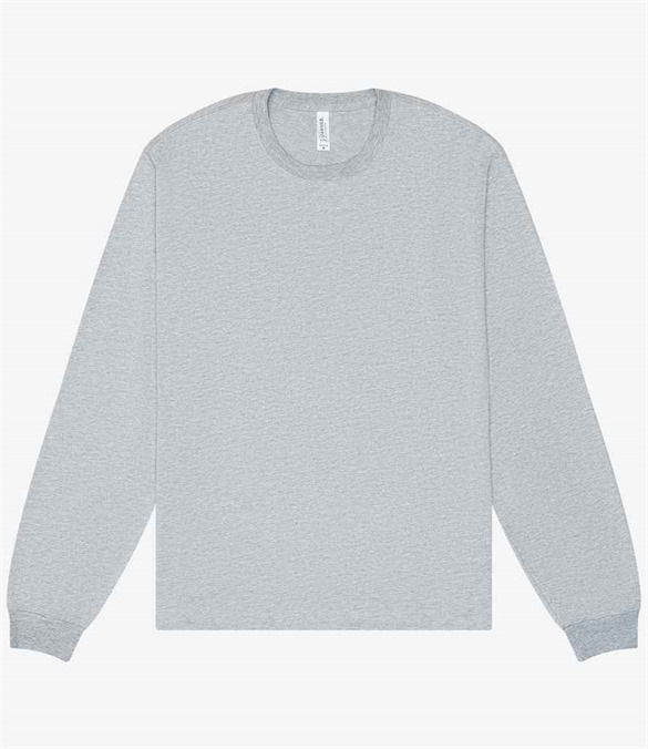 Canvas Unisex Heavyweight Long Sleeve Boxy T-Shirt