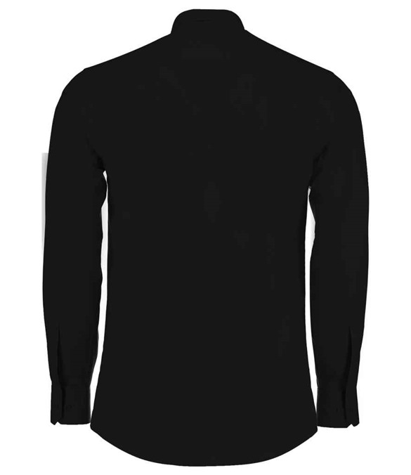 Kustom Kit Long Sleeve Tailored Poplin Shirt