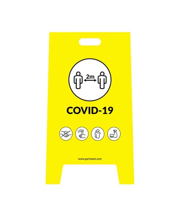 Covid A-Frame Sign  (Pk50)