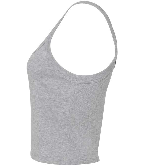 Bella Ladies Micro Rib Spaghetti Strap Tank Top