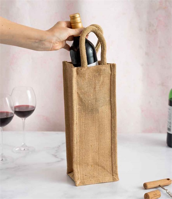 Brand Lab Jute Bottle Bag