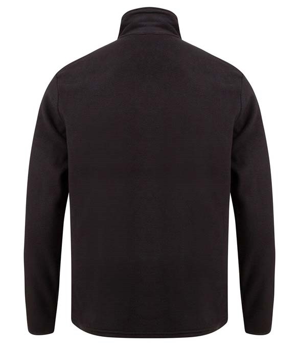 Henbury Zip Neck Micro Fleece