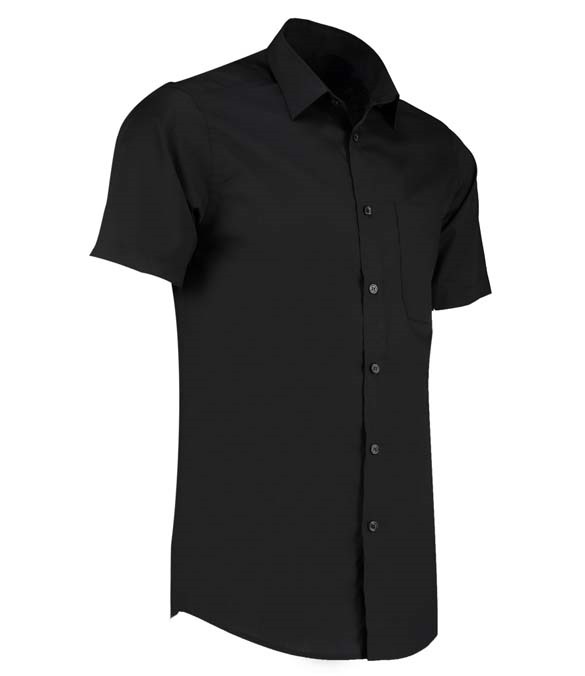 Kustom Kit Short Sleeve Tailored Poplin Shirt