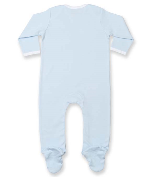 Larkwood Contrast Baby Sleepsuit