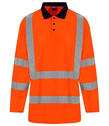 ProRTX High Visibility Long Sleeve Polo Shirt