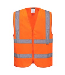 Hi-Vis Zipped Vest