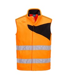 PW2 Hi-Vis Fleece Bodywarmer