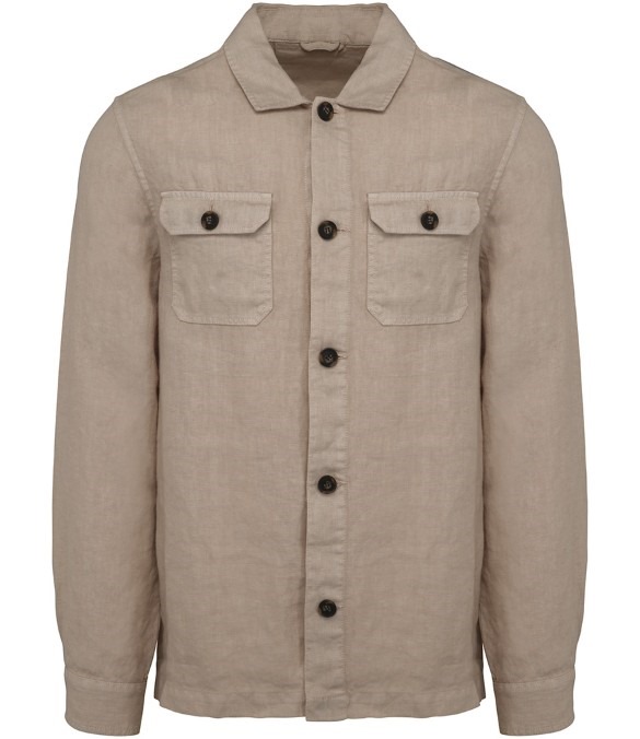 Spasso Linen Washed Overshirt