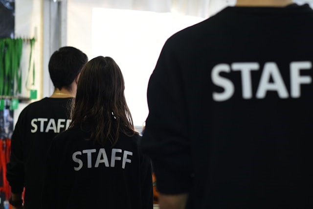 Staff uniforms